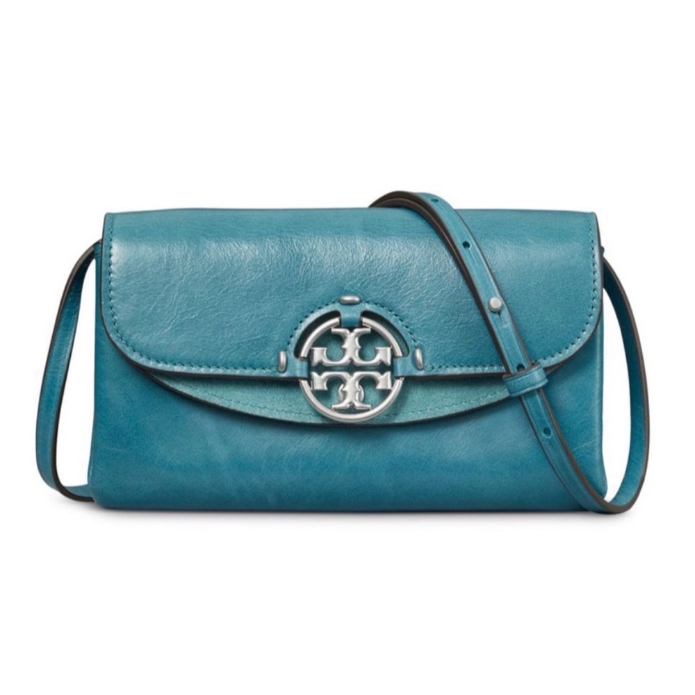 Tory Burch Miller Glazed Wallet Crossbody - Picture 14 of 15